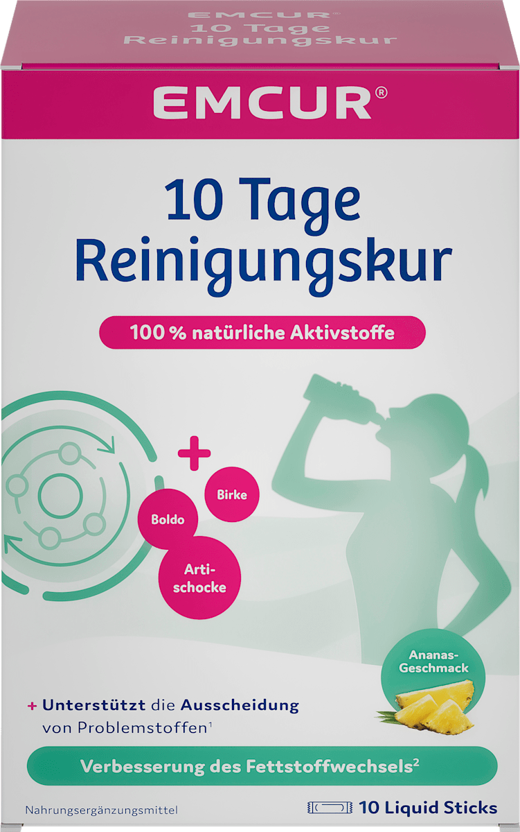 EMCUR 10TageReinigungskur Liquid Sticks 10 St, 150 ml dauerhaft günstig online kaufen dm.de