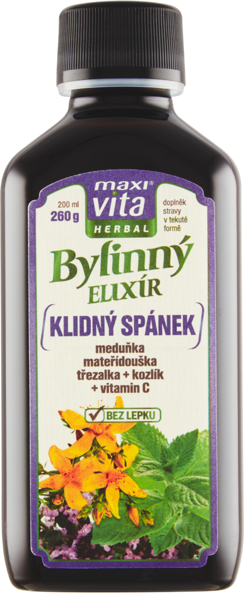 Maxi Vita Herbal Bylinný elixír Klidný spánek, 200 ml | dm.cz