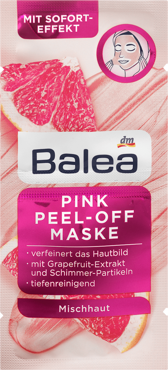 Balea Gesichtsmaske peel off pink (2x8 ml), 16 ml dauerhaft günstig ...