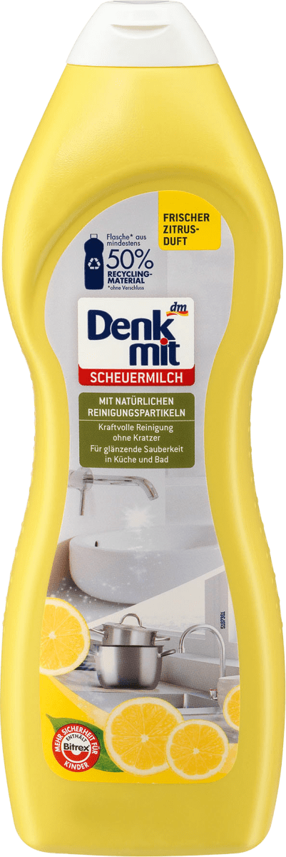 Scheuermilch Frischer Zitrus-Duft, 750 ml