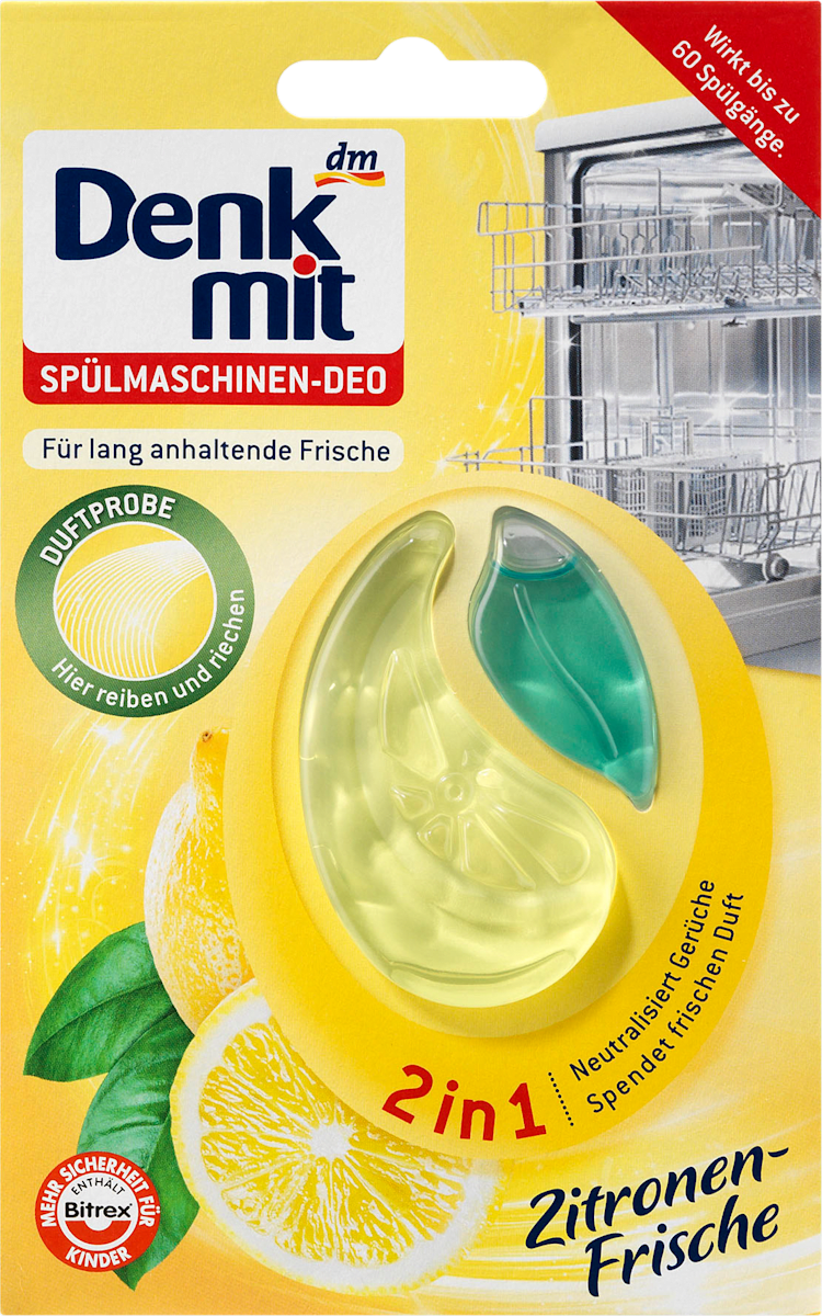 Denkmit Spülmaschinen-Deo Zitronen-Frische, 1 St dauerhaft günstig online kaufen | dm.de