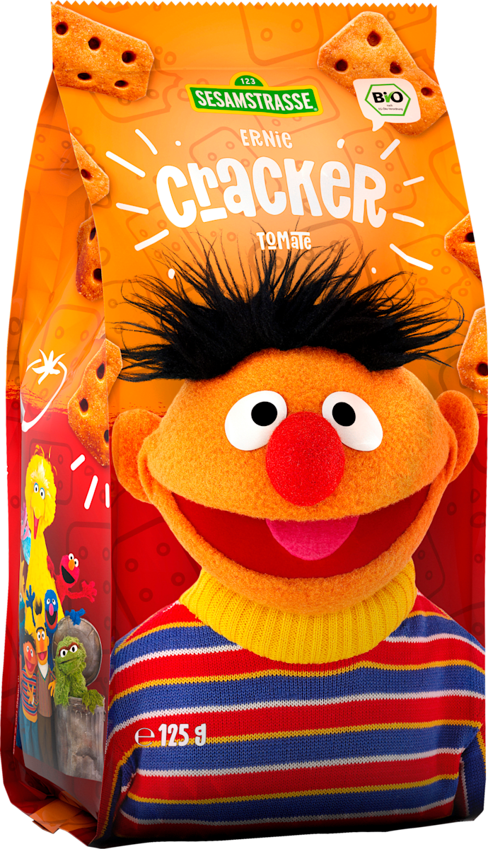 Sesamstrasse Kindersnack Ernie Cracker Tomate, ab 3 Jahren, 125 g dauerhaft günstig online