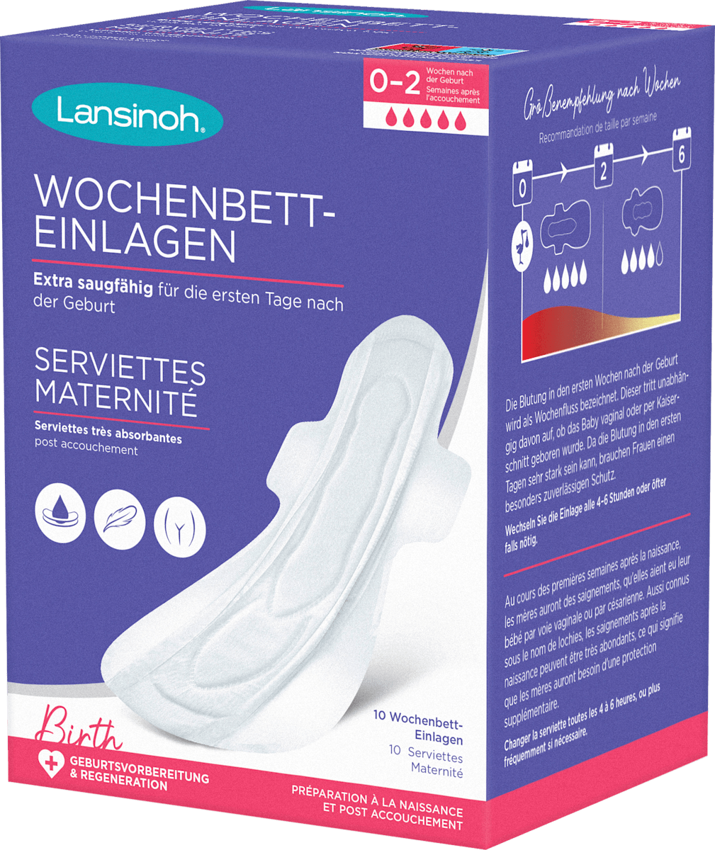 Lansinoh Wochenbett Einlagen Gr L 10 St Dauerhaft G nstig Online 