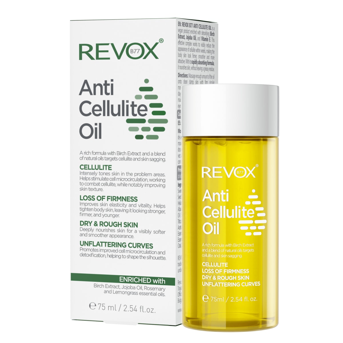 REVOX Ulei de corp anticelulitic, 75 ml cumpără permanent online la un