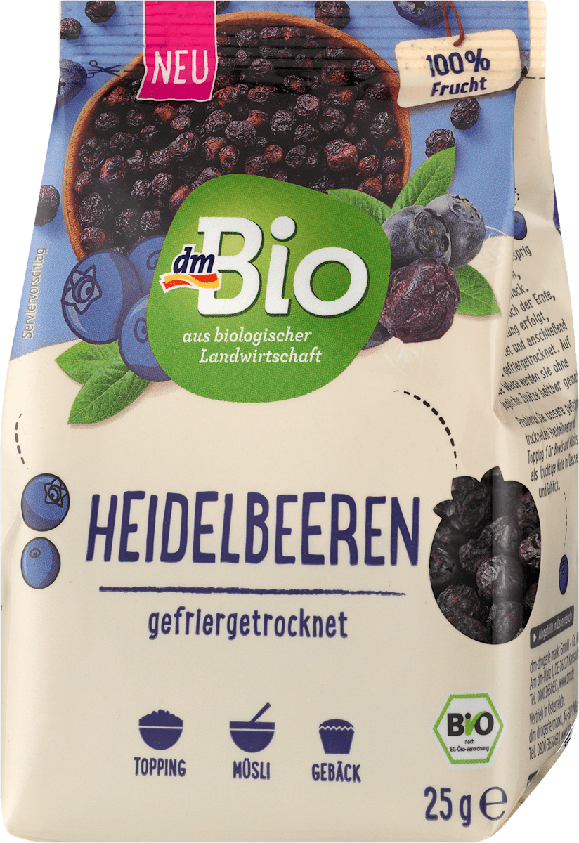 dmBio Heidelbeeren 25 g dauerhaft günstig online