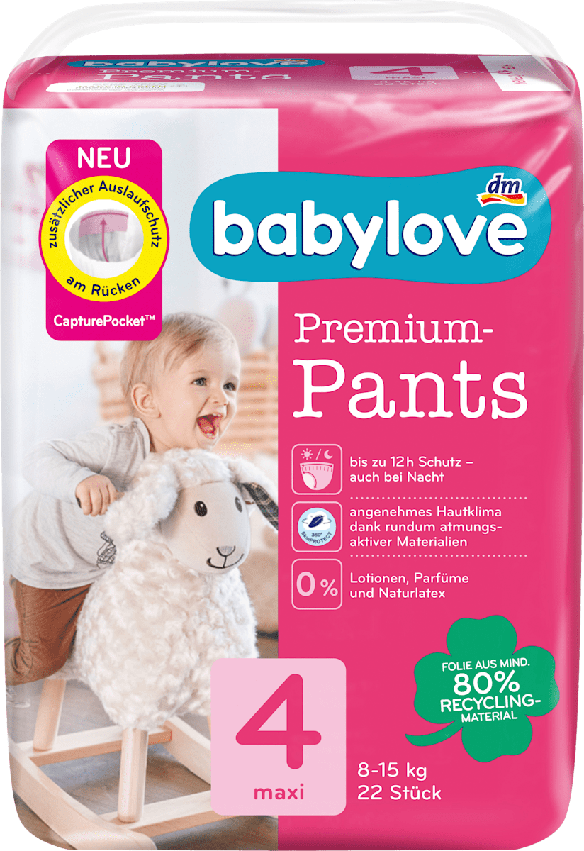babylove Baby Pants Premium Gr. 4 Maxi (815 kg), 22 St dauerhaft