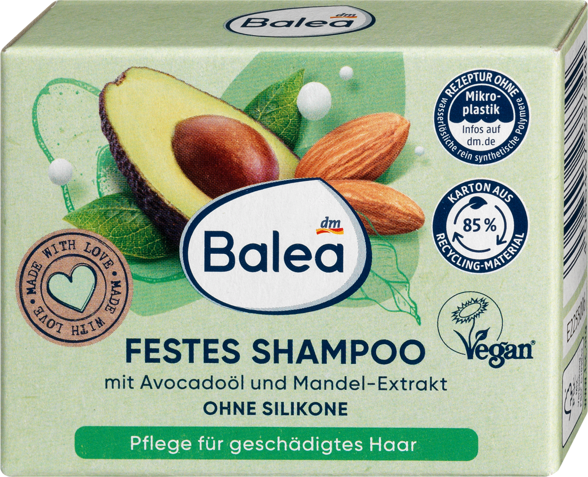 Balea Festes Shampoo Avocado Mandelmilch, 60 g günstig online kaufen dm.de