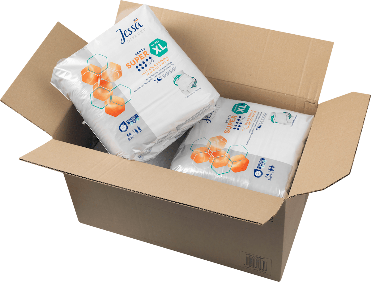Jessa Diskret Pants Inkontinenz Gr. XL Super, Vorteilspack (4x14St), 56