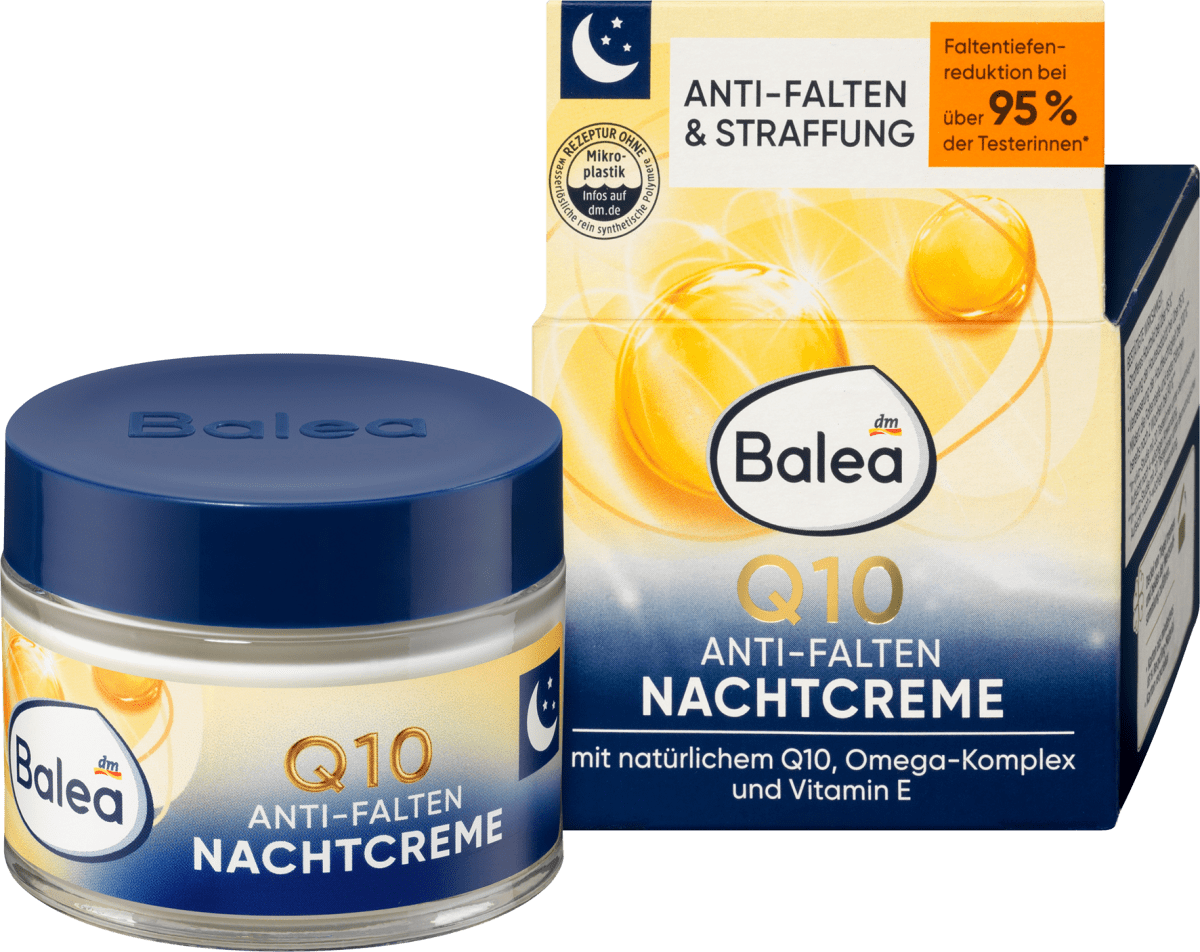 Anti Falten Nachtcreme Q10, 50 ml