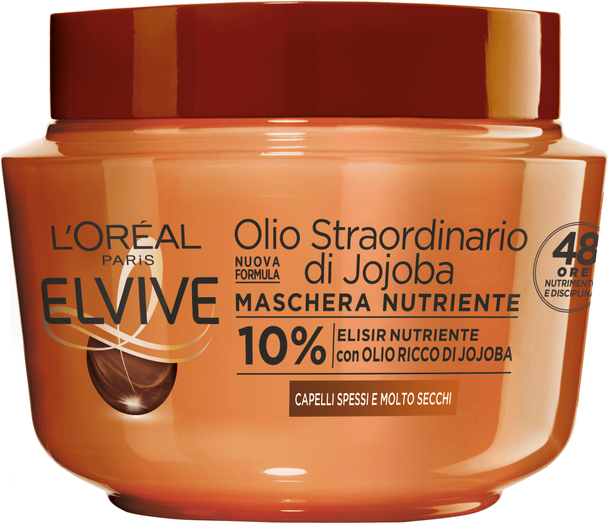 L'Oreal Paris ELVIVE Maschera Capelli Olio Straordinario di Jojoba, 300 ml Acquisti online