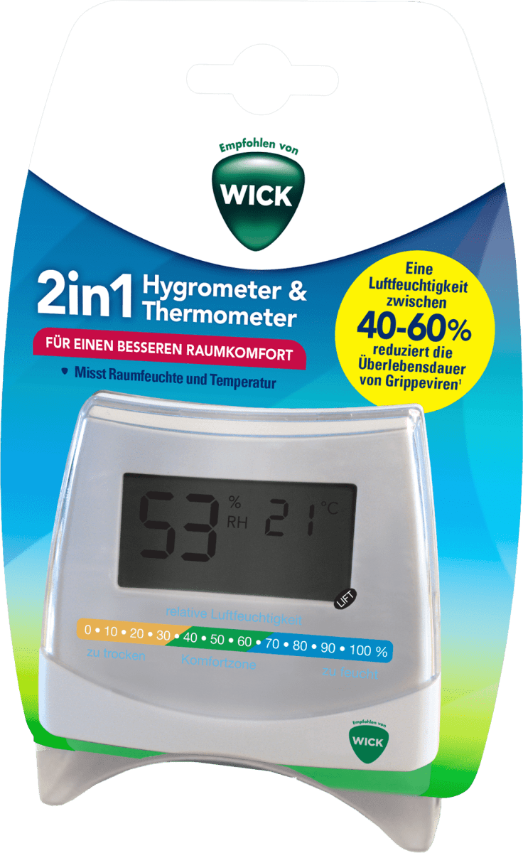 Wick 2in1 Hygrometer & Thermometer, 1 St dm.at