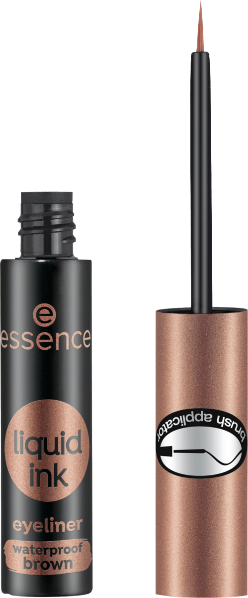 Essence Liquid Ink Eyeliner подводка. Essence Liquid Ink Eyeliner Waterproof Brown. Подводка Эссенс водостойкая. Эссенс подводка для глаз водостойкая коричневый.