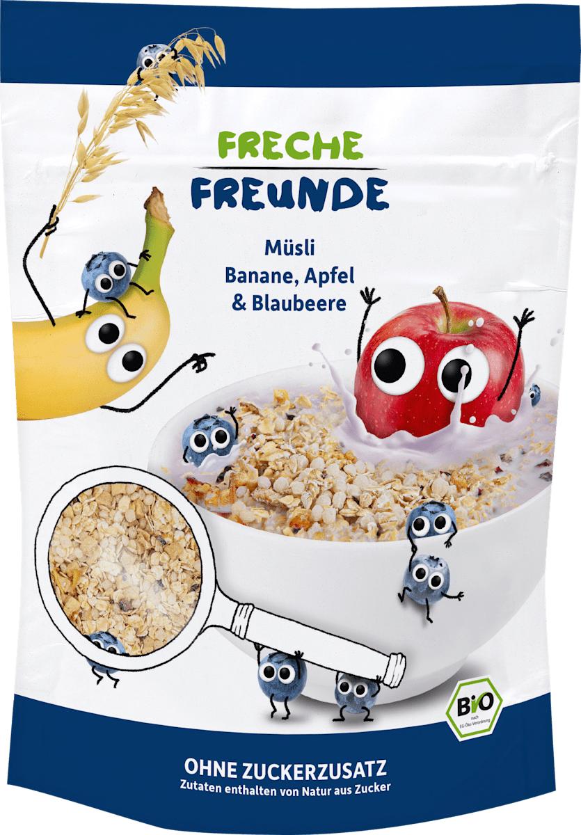 Kindermüsli Banane, Apfel & Blaubeere ab 1 Jahr, 200 g