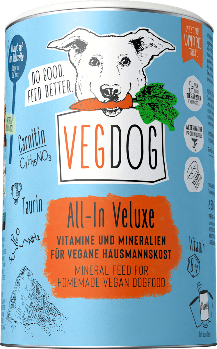 VegDog Nahrungsergänzung Hund Vitamine &amp; Spurenelemente für selbst ...