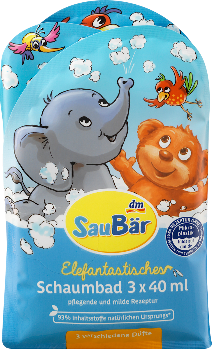 Schaumbad Elefantastisch (3x40 ml), 120 ml