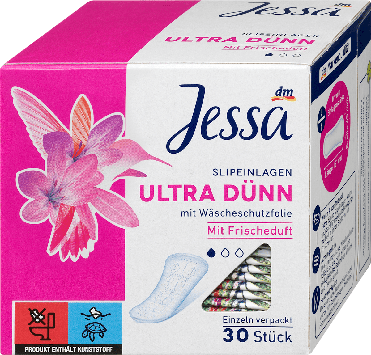 Slipeinlagen Ultra Dünn Frischeduft, 30 St