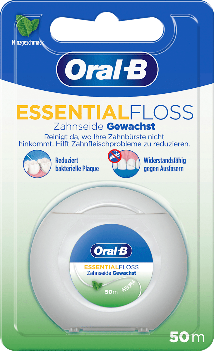 Zahnseide Essential Floss gewachst, 50 m