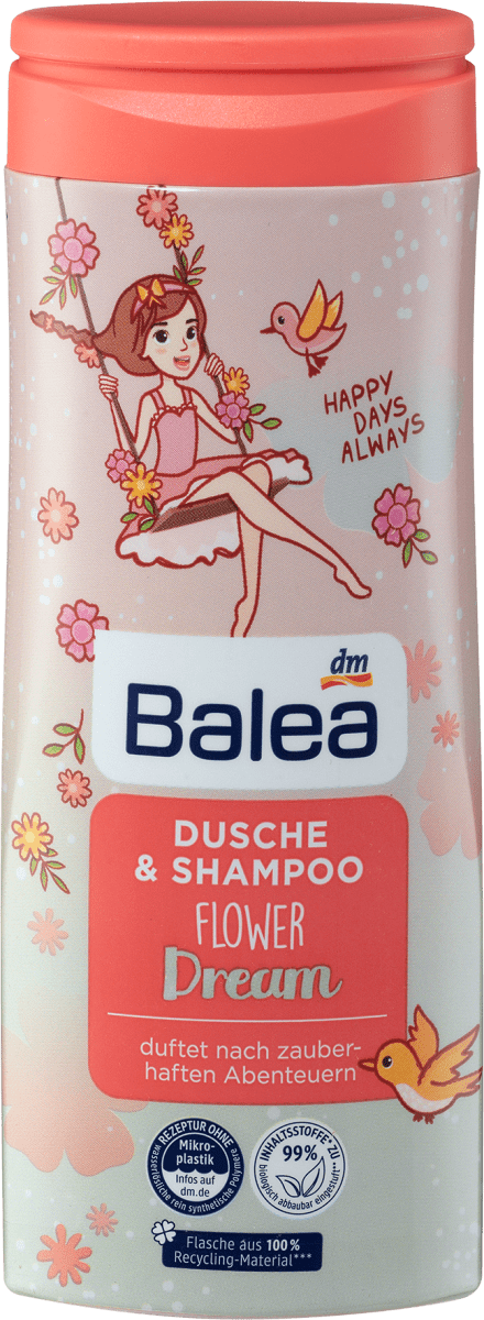 Kinder Dusche & Shampoo Flower Dream, 300 ml