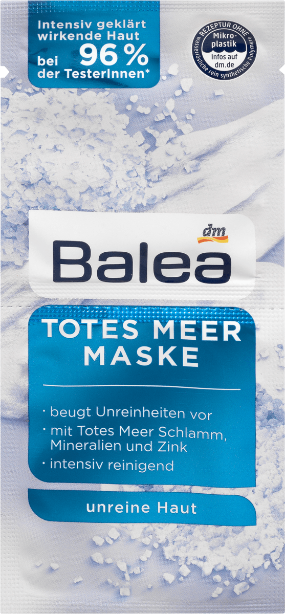 Gesichtsmaske Totes Meer (2x8 ml), 16 ml