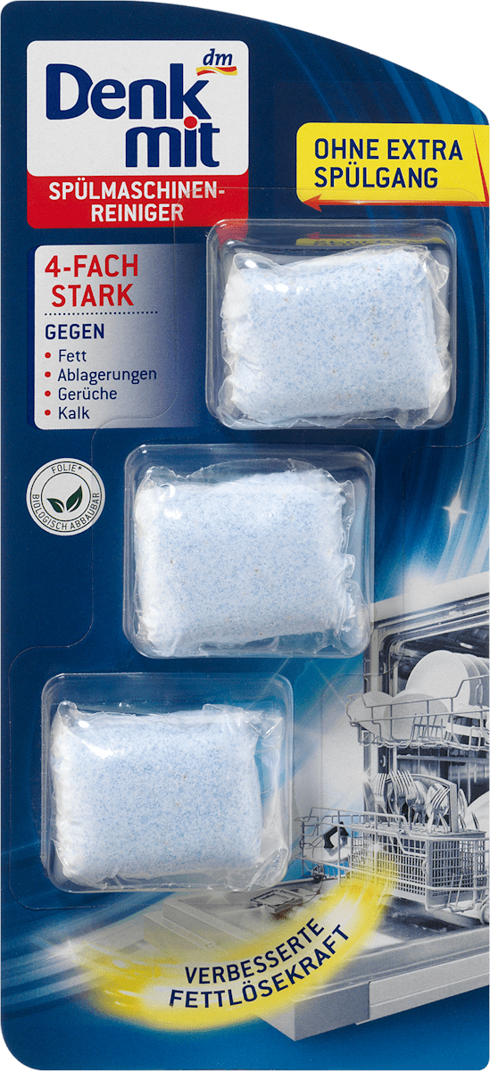 Spülmaschinenreiniger 4-Fach-Stark, 3 St