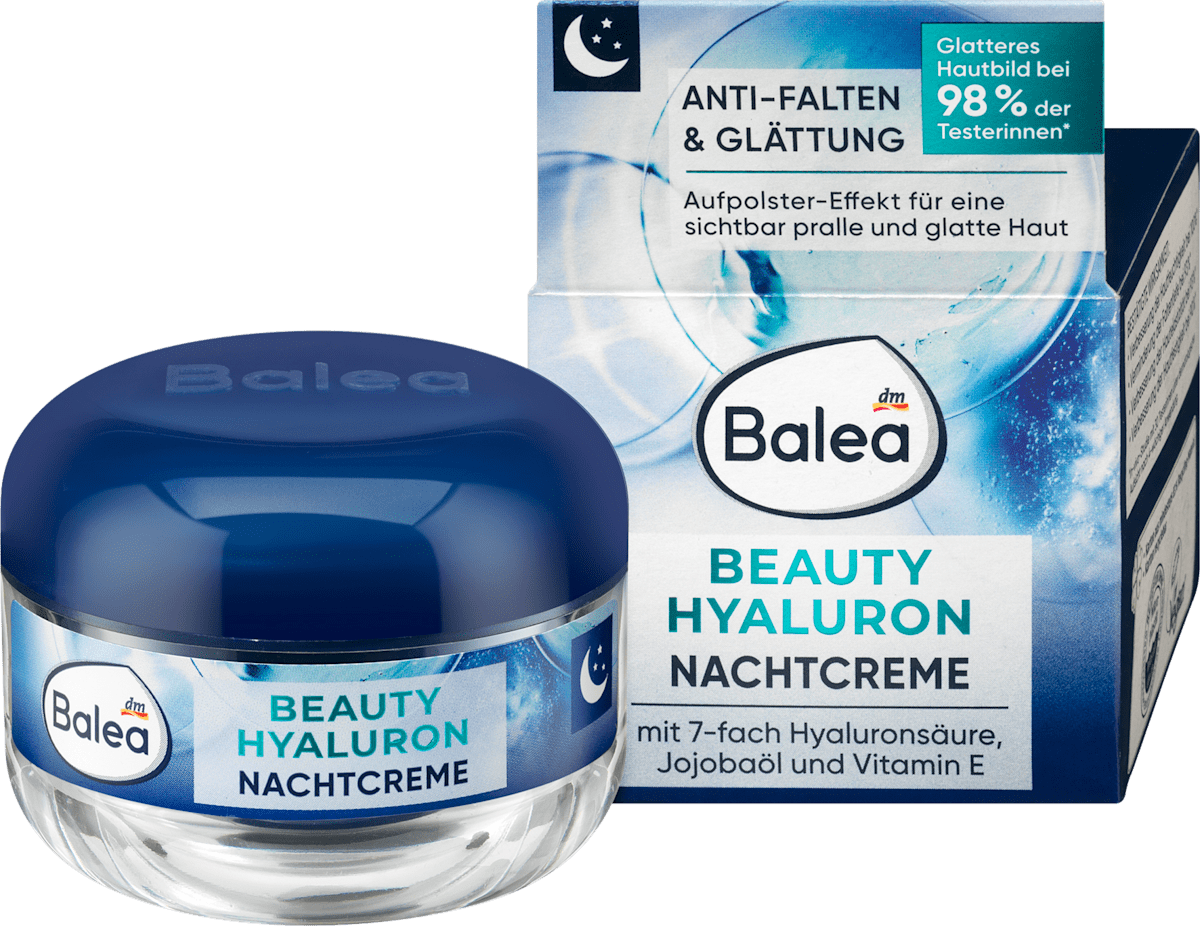 Anti Falten Nachtcreme Beauty Hyaluron, 50 ml