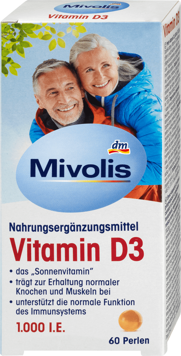 Vitamin D3 Perlen 1000 I.E. 60 St, 60 St