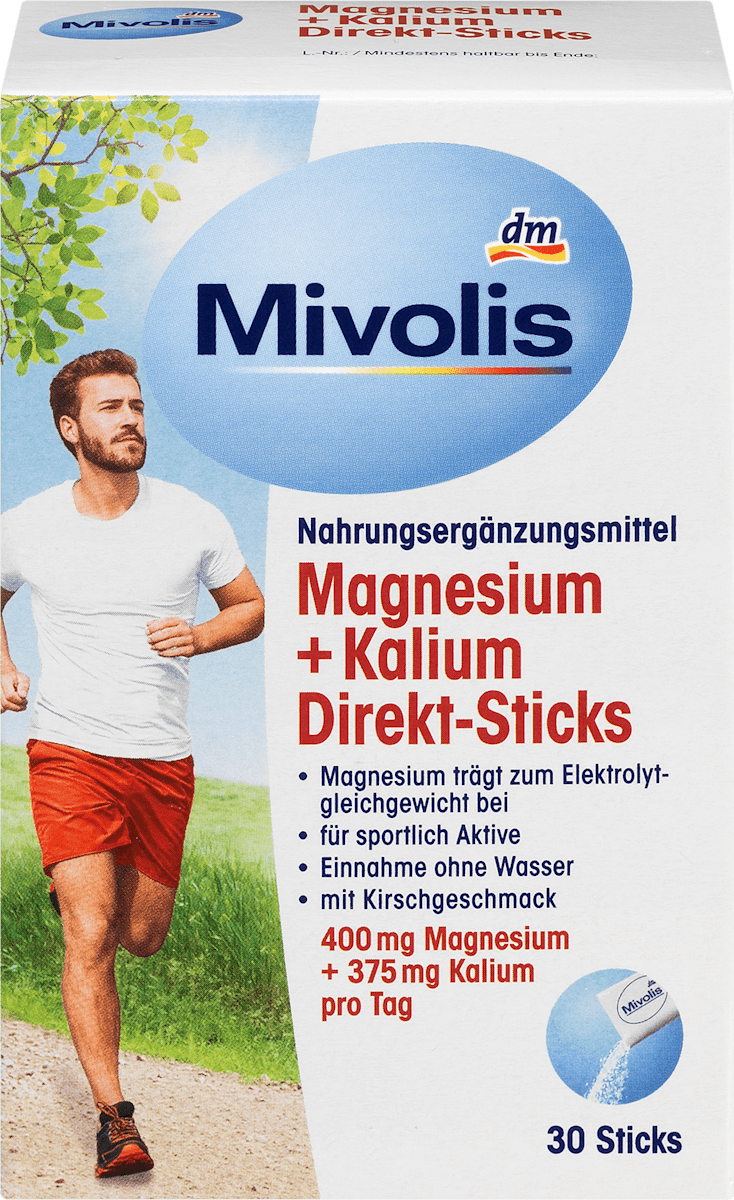 Magnesium + Kalium Direkt-Sticks 30 St., 112,5 g