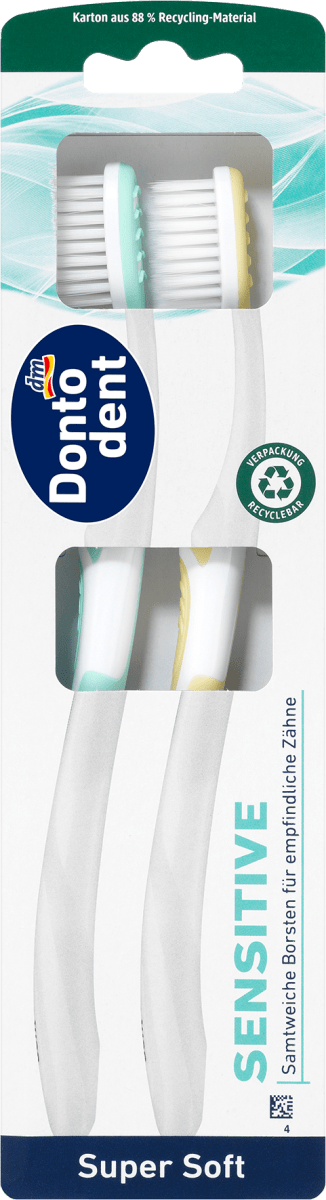 Zahnbürste Sensitive super soft (Doppelpack), 2 St