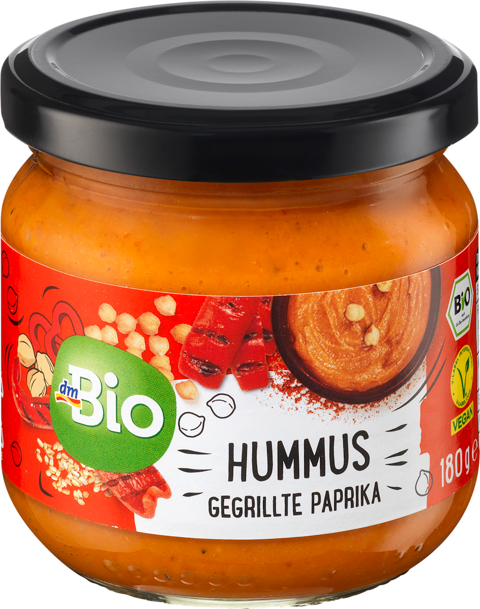 dmBio Hummus, gegrillte Paprika, 180 g dauerhaft günstig online kaufen