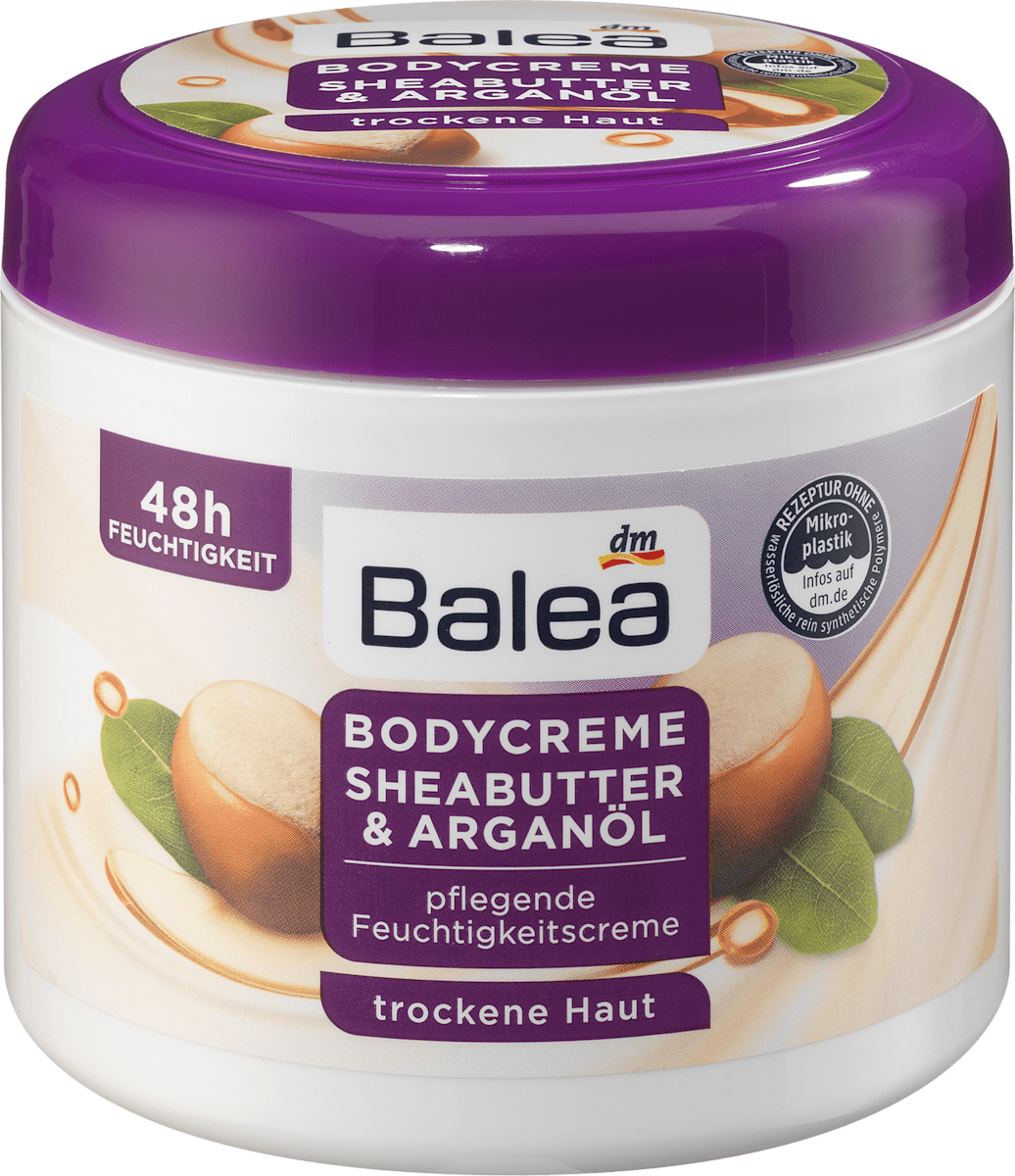 Bodycreme Sheabutter & Arganöl, 500 ml