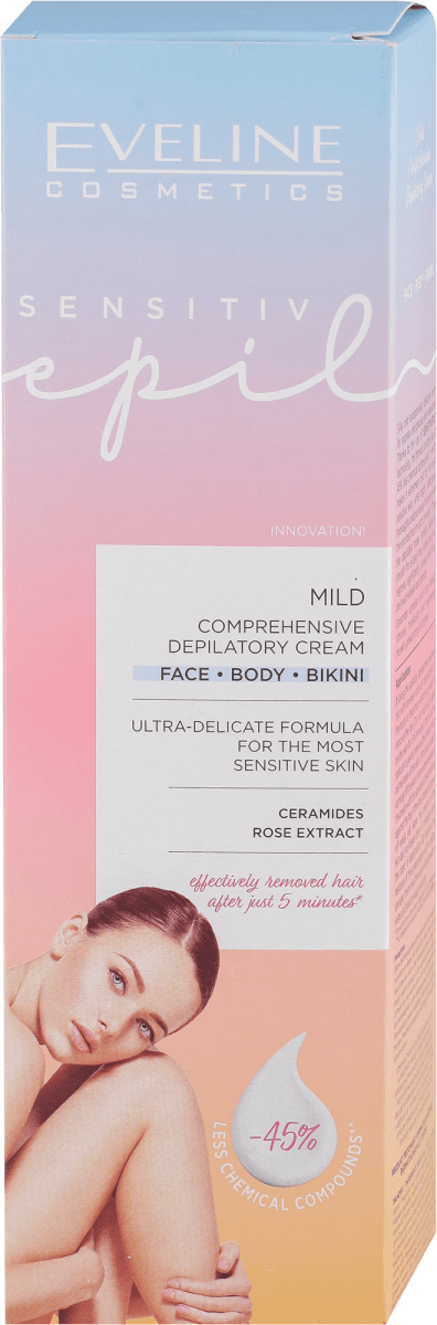EVELINE COSMETICS Sensitiv epil krema za depilaciju, 125 ml povoljna ...
