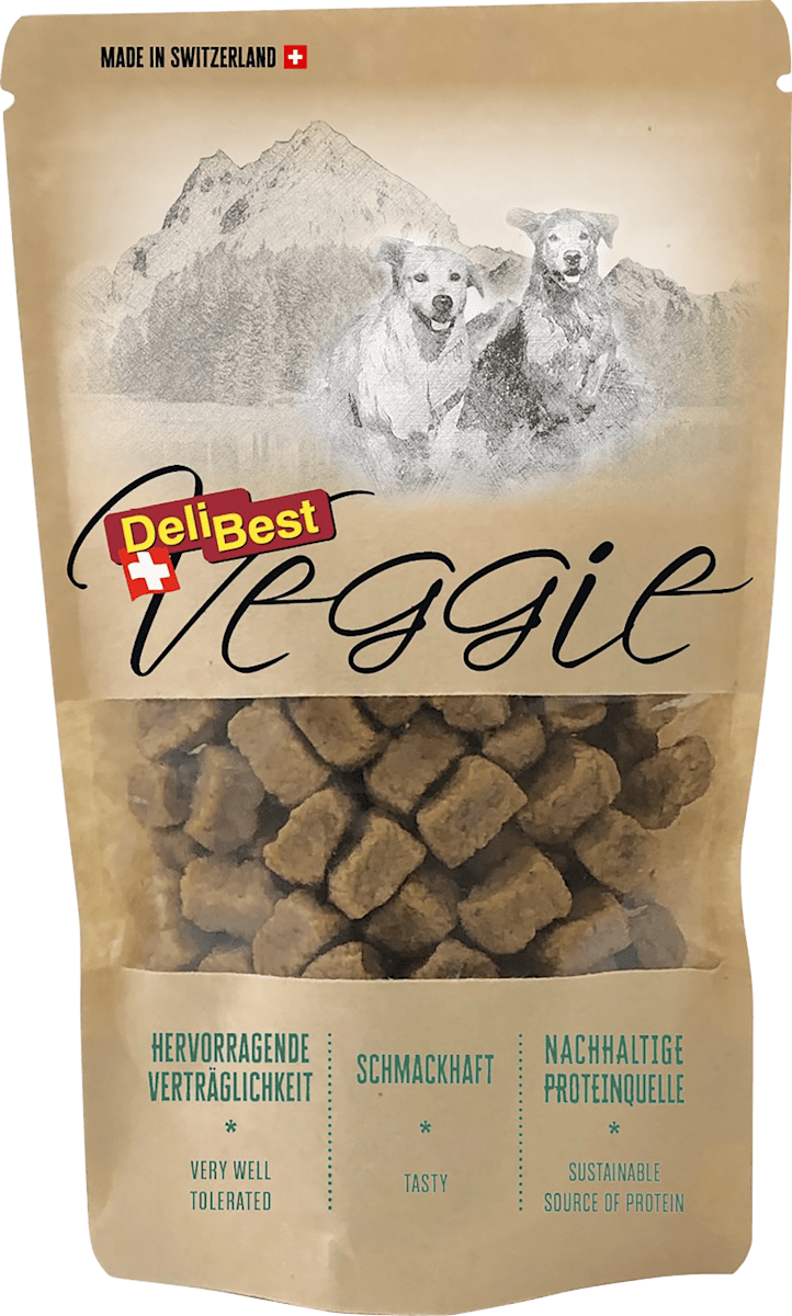 DeliBest Hundeleckerli Veggie mit Kartoffeln &amp; Erbsen, 100 g dauerhaft ...