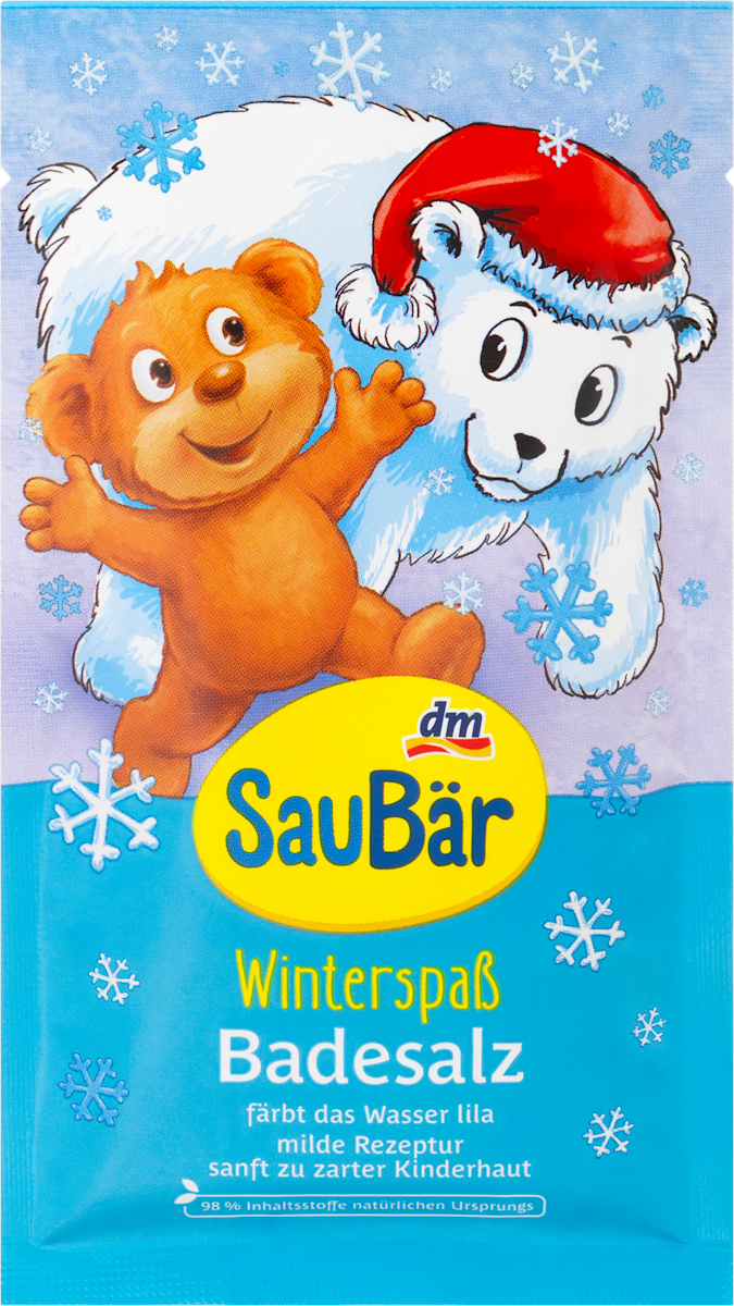 Kinder Badezusatz Winterspaß Badesalz, 60 g