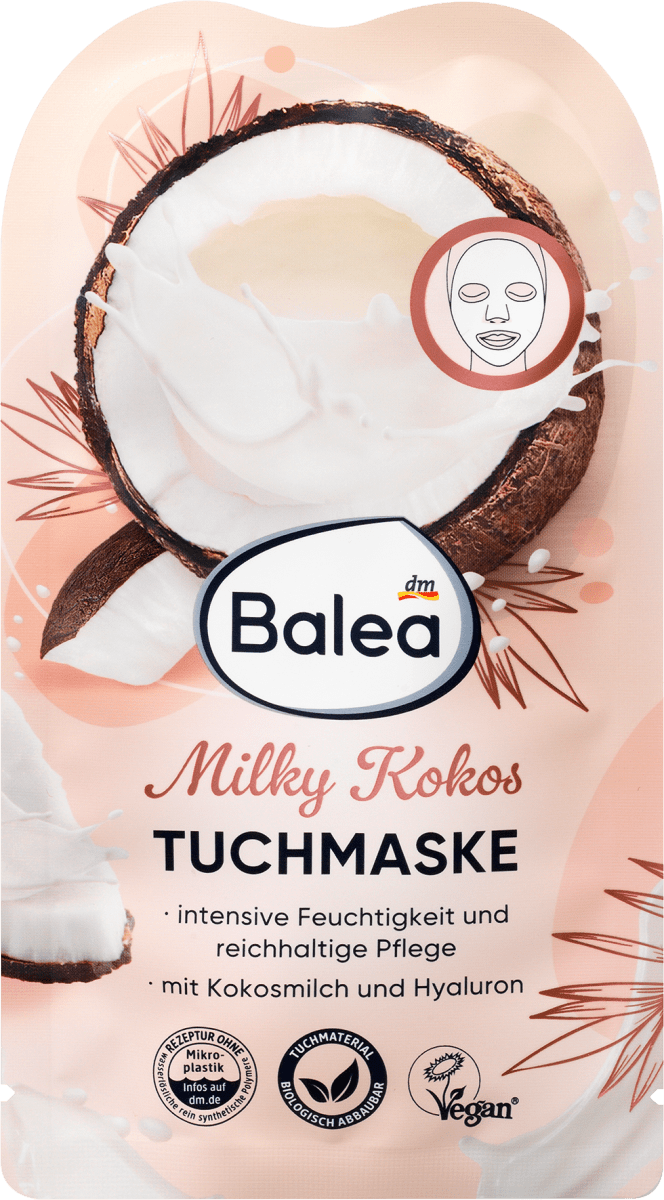 Tuchmaske Milky Kokos, 1 St