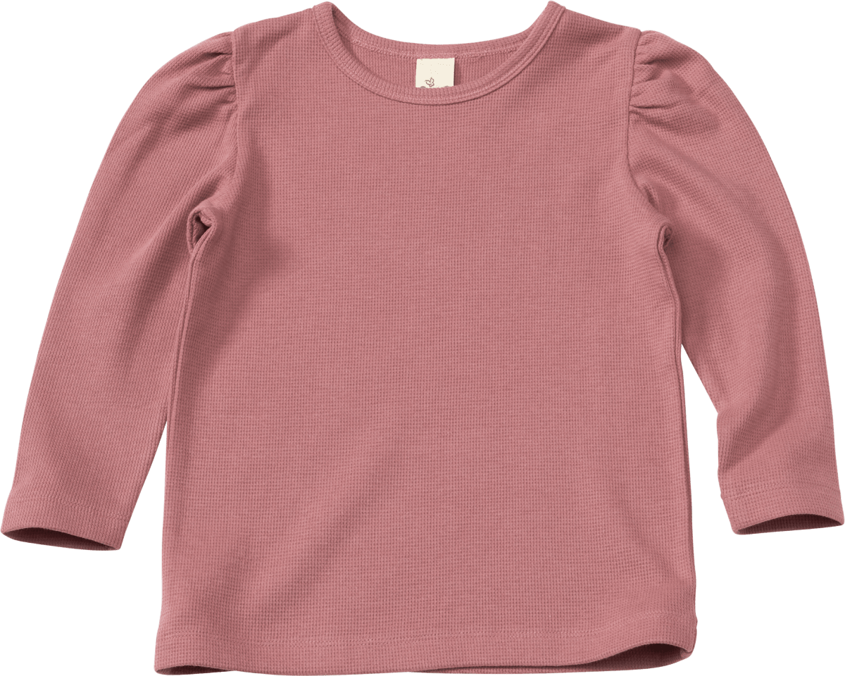 ALANA Langarmshirt in Waffel-Struktur, rosa, günstig Gr. St kaufen 110, online dauerhaft 1