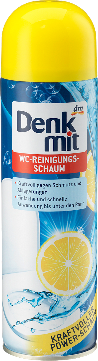 WC-Reinigungsschaum Zitrone, 500 ml