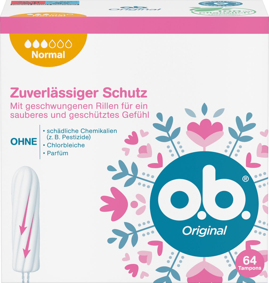 Tampons Original Normal, 64 St