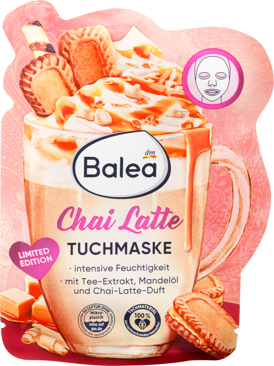 Tuchmaske Chai Latte, 1 St