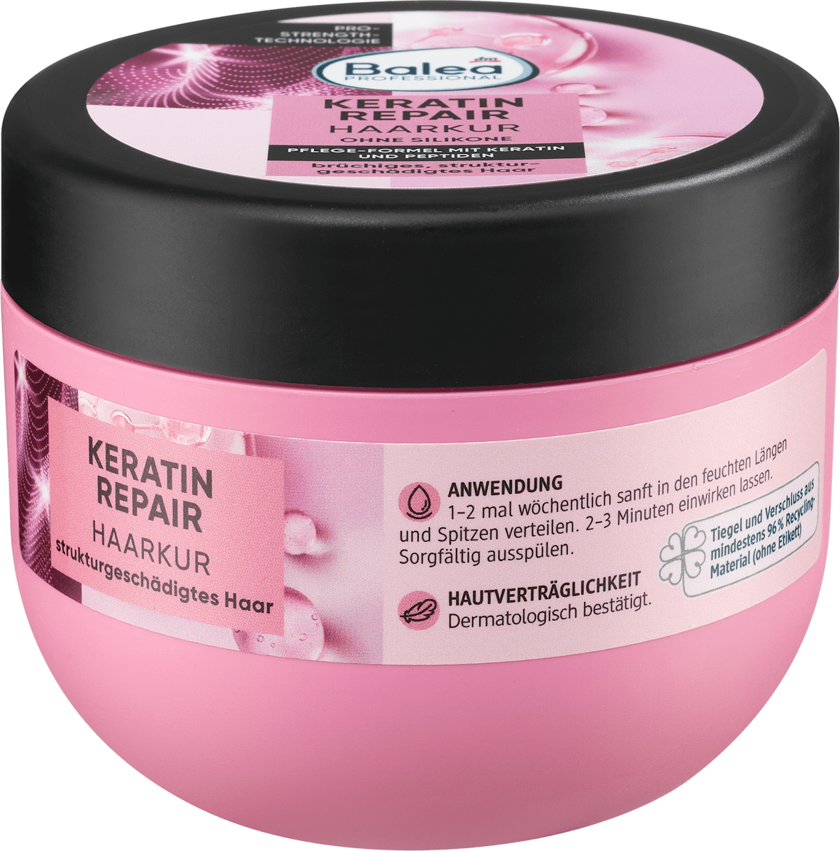 Blackomb Keratin Haarmaske 250 Ml – Glättende Pflege Nach Keratin-Behandlung, Sulfat- & Parabenfrei
