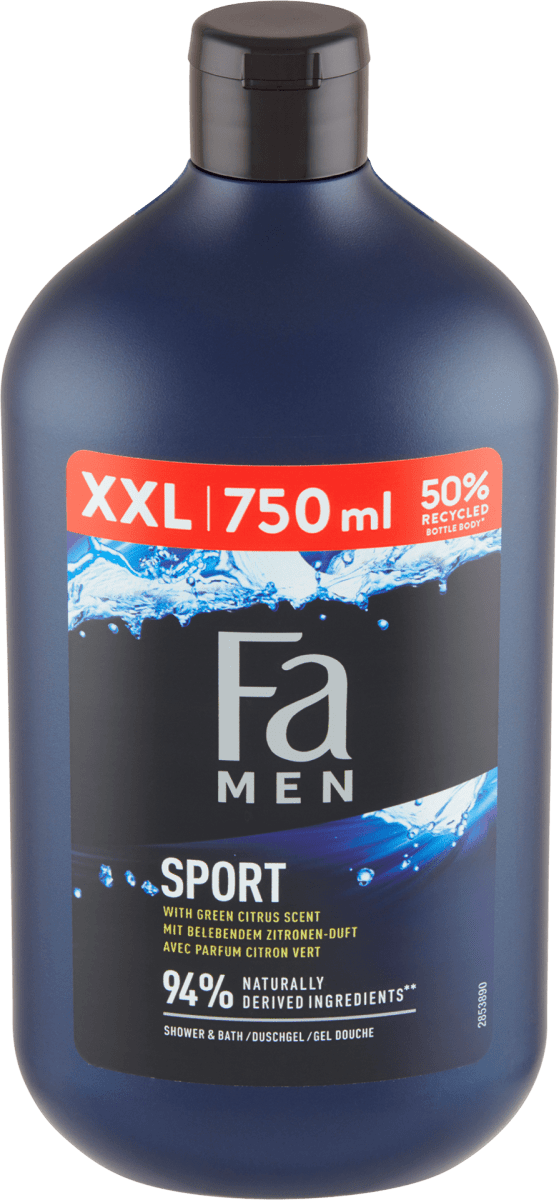 Fa Men sprchový gel Sport, 750 ml Nakoupit výhodně online | dm.cz