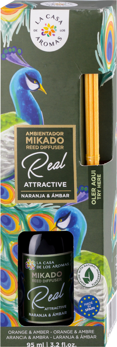 La Casa De Los Aromas Ambientador Mikado Real Attractive Naranja