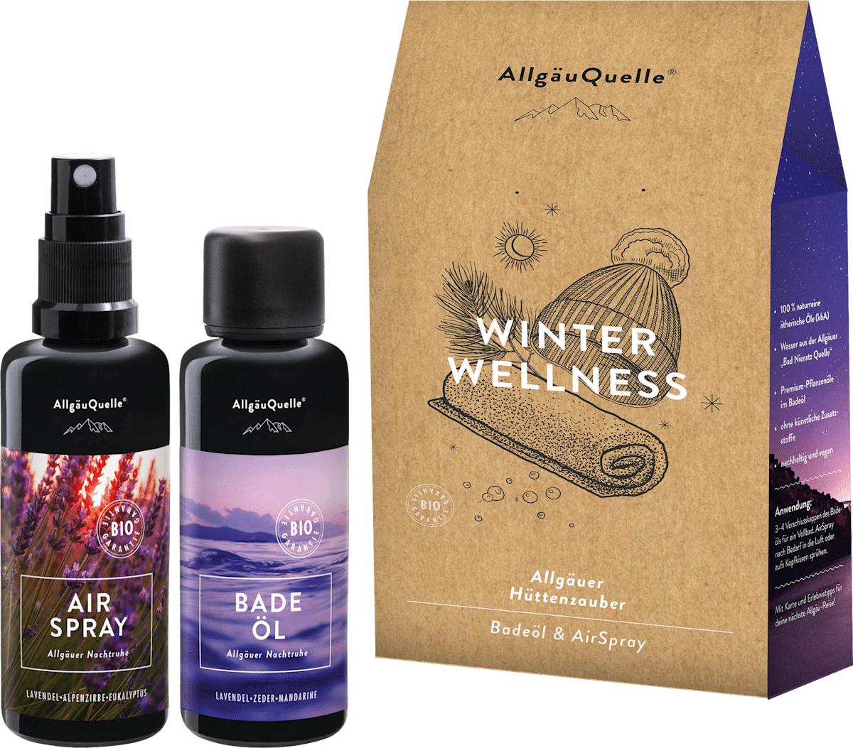 AllgäuQuelle Geschenkset Winter Wellness 2tlg, 1 St dauerhaft günstig
