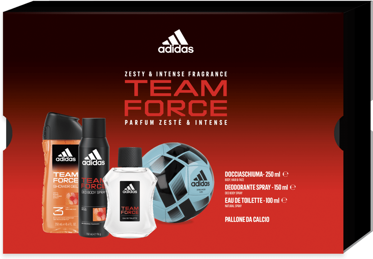 Adidas team force gift shop set