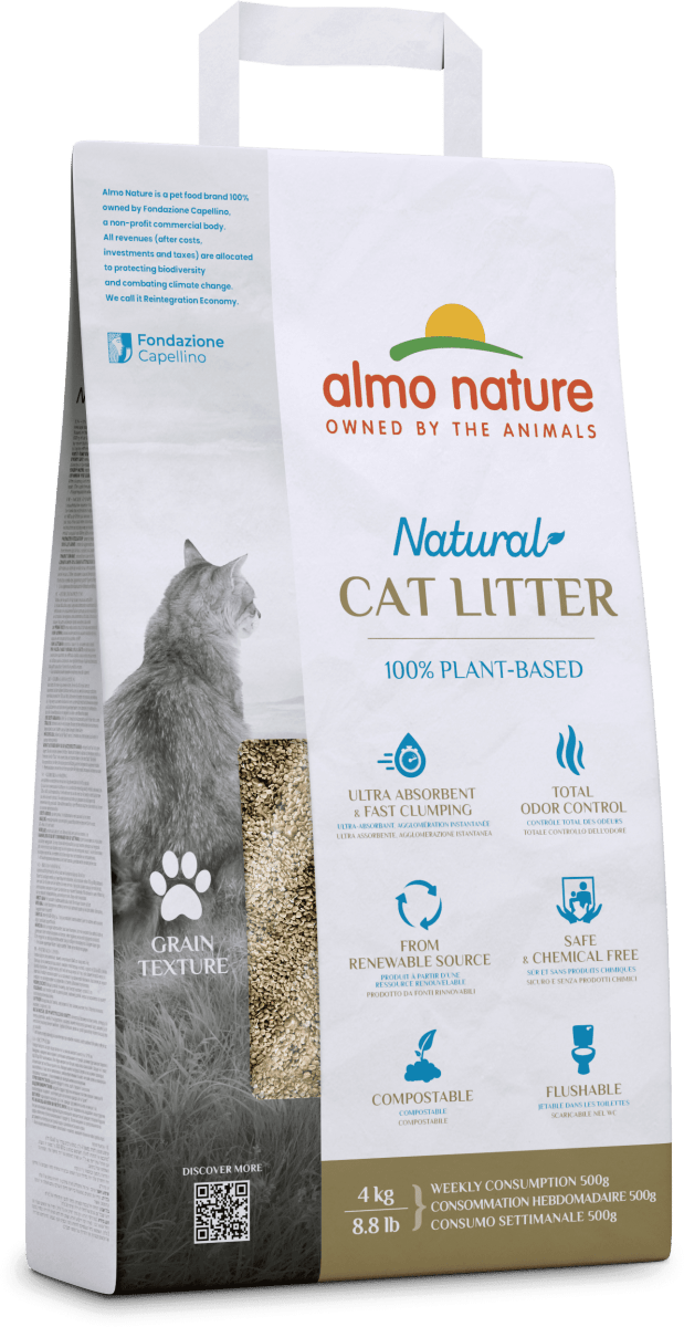 almo nature Lettiera per gatti Grain Texture, 4 kg Acquisti online