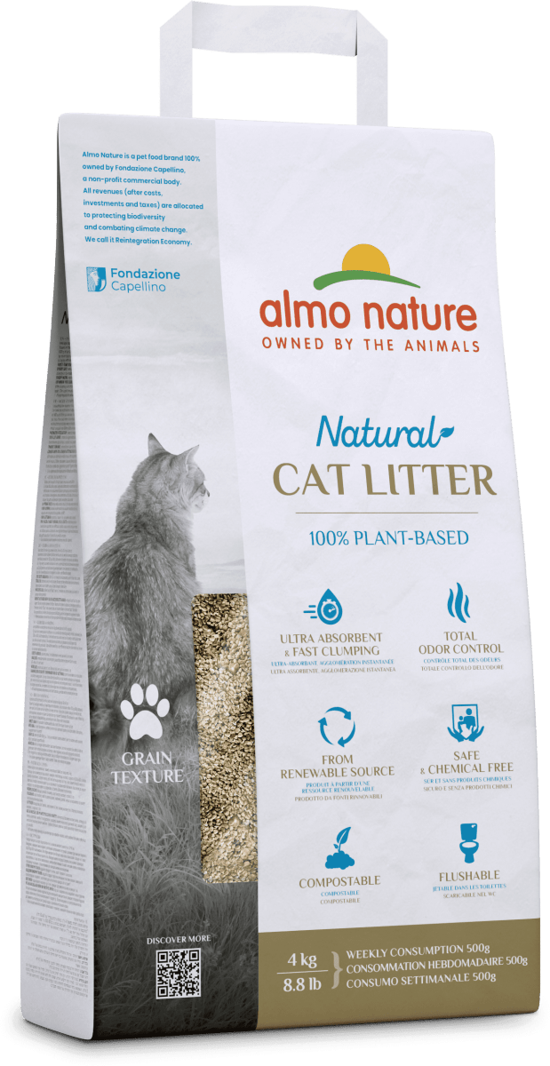 almo nature Lettiera per gatti Grain Texture, 4 kg Acquisti online sempre  convenienti