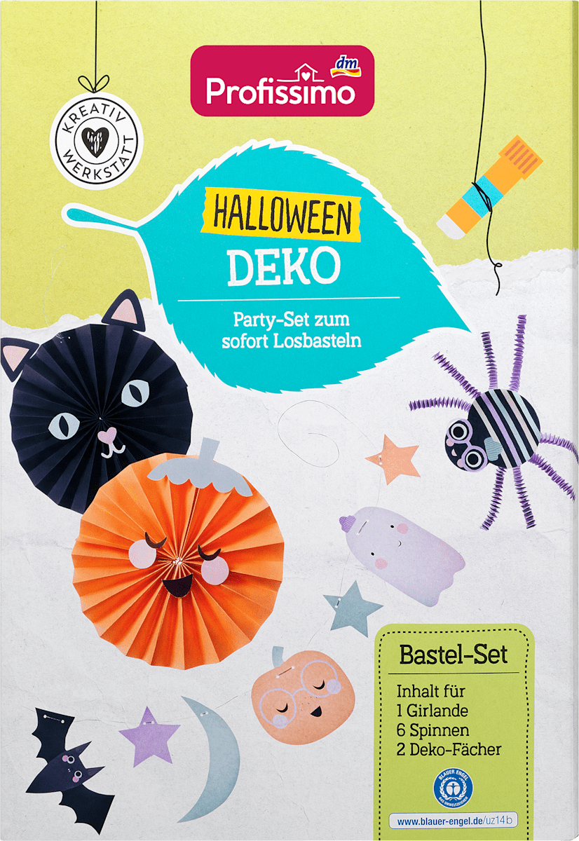 Halloween Kürbis Windspiel Bastelset - 9-teiliges DIY Set Für Kinder