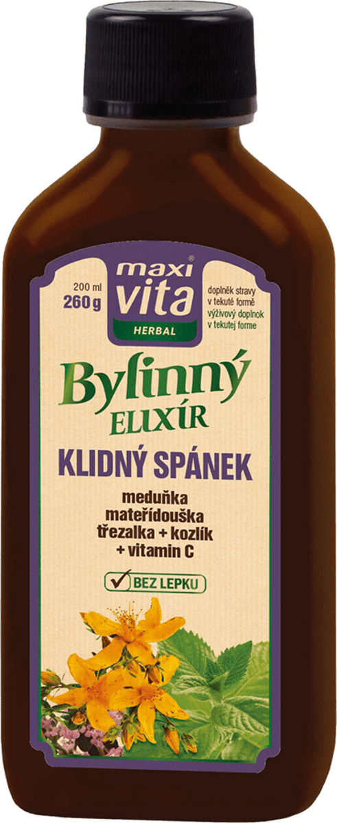 Maxi Vita Herbal Bylinný elixír Klidný spánek, 200 ml Nakoupit výhodně ...