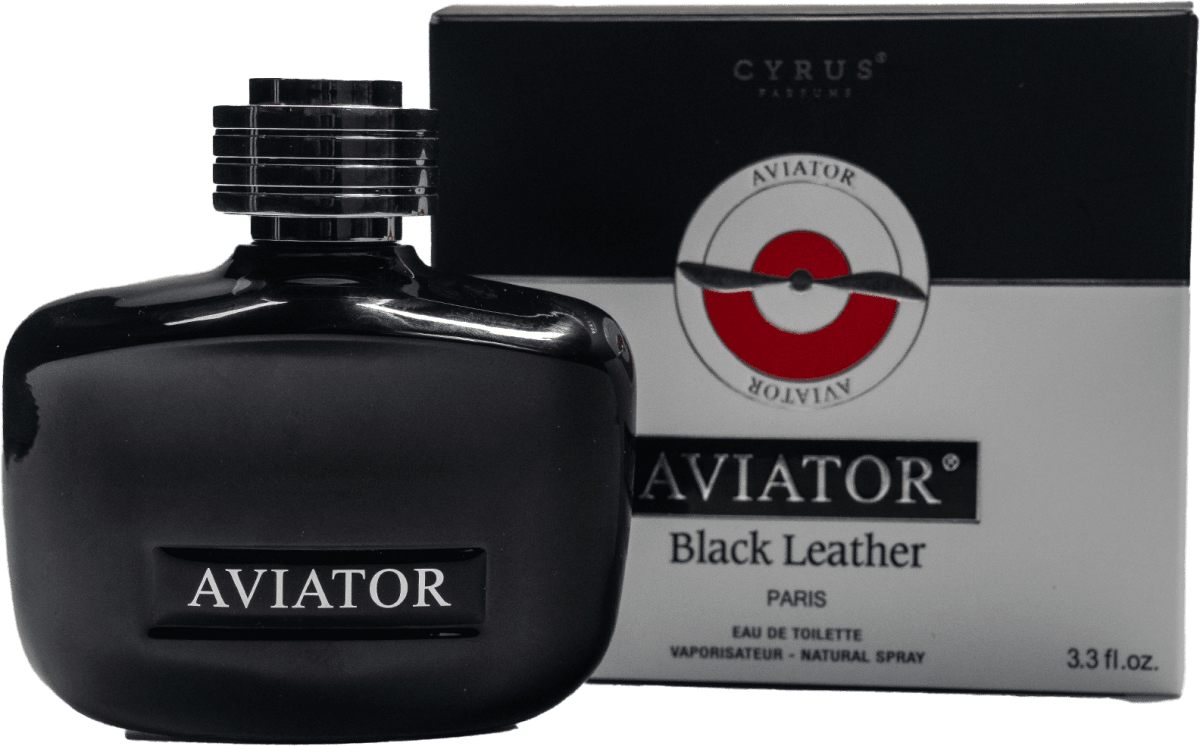 Aviator black online leather perfume