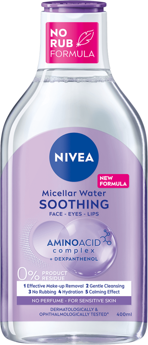 NIVEA Мицеларна вода за чувствителна кожа MicellAIR, 400 ml Пазарувайте ...