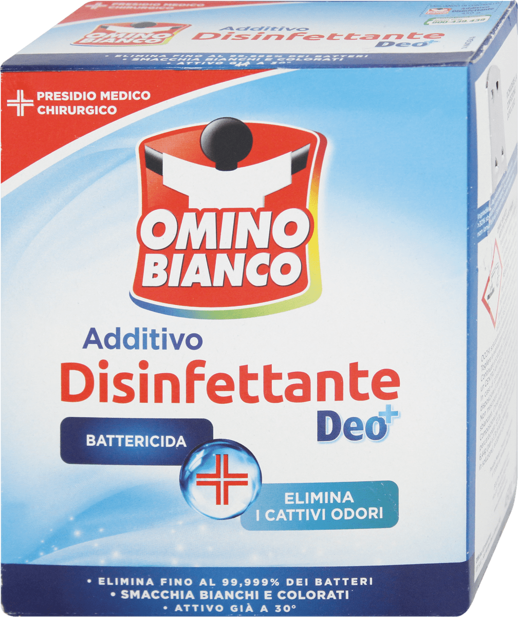 Omino Bianco Additivo disinfettante Deo+ in polvere, 450 g Acquisti online  sempre convenienti